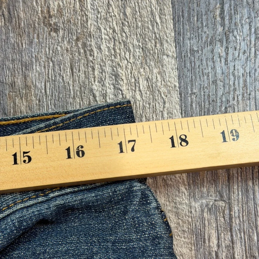 Levis 559 Mens Relaxed Straight Leg Blue Rust Denim Jeans 34x32 Medium Wash